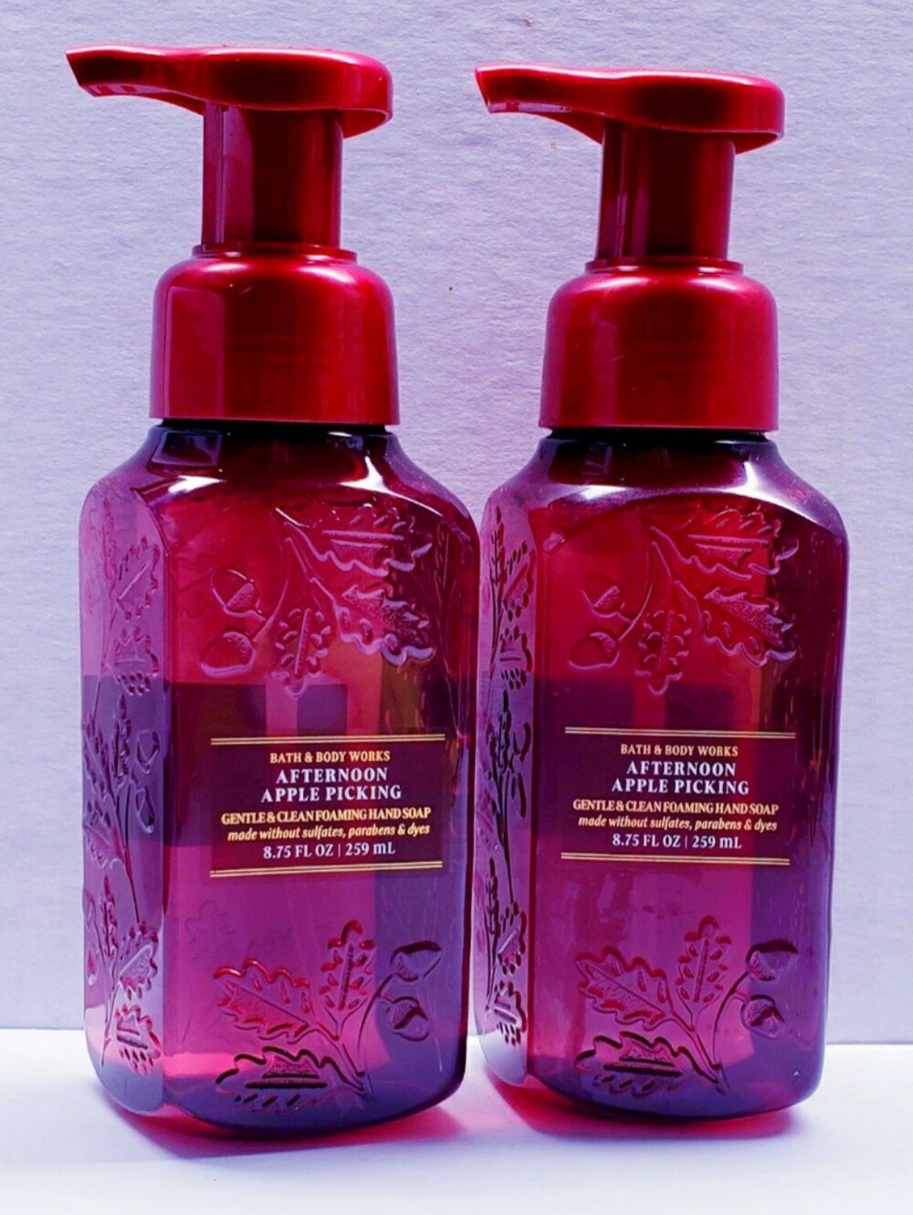 Bath & Body Works AFTERNOON APPLE PICKING Gentle & Clean Foaming Hand Soap(2pcs)
